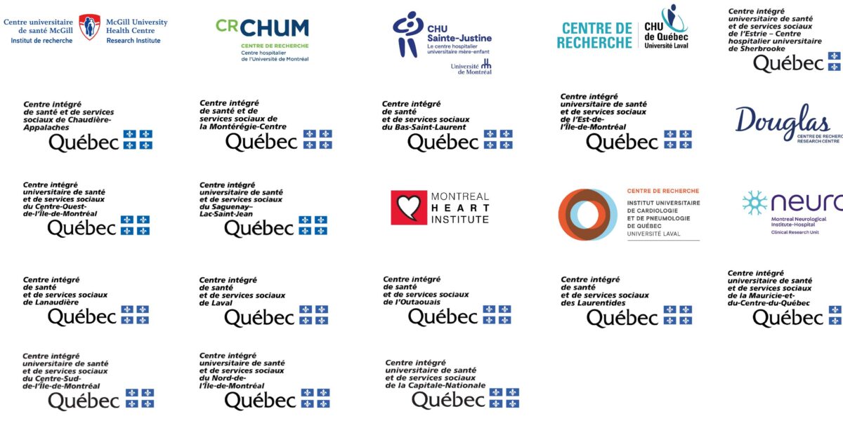 Logos of the 23 health institutions members of the CATALIS network