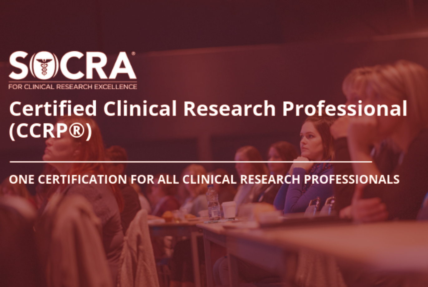 clinical research certification socra